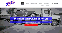 Desktop Screenshot of midwaywreckerservice.com